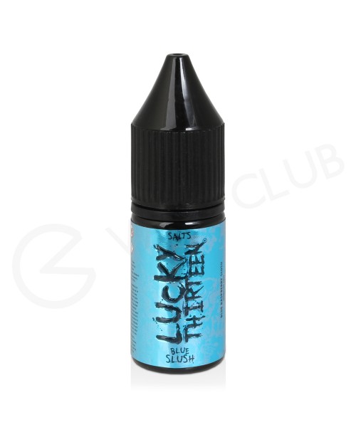 Blue Slush Nic Salt E-Liquid by Lucky Thirteen