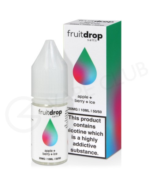 Apple & Berry Ice Nic Salt E-Liquid by Fruit D...