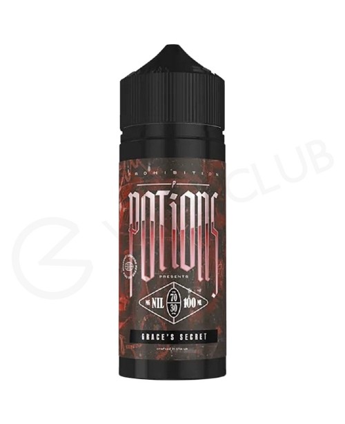 Grace's Secret Shortfill E-Liquid by Potions 100ml