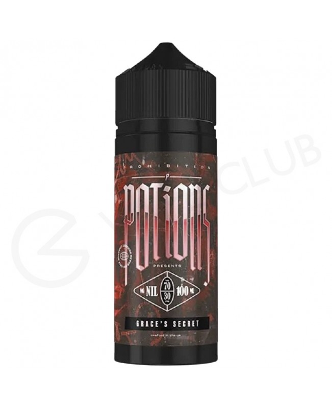 Grace's Secret Shortfill E-Liquid by Potions 100ml