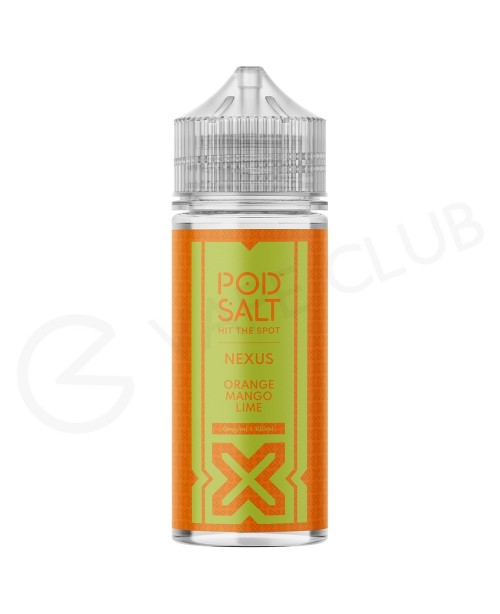 Orange Mango Lime Shortfill E-Liquid by Pod Salt N...