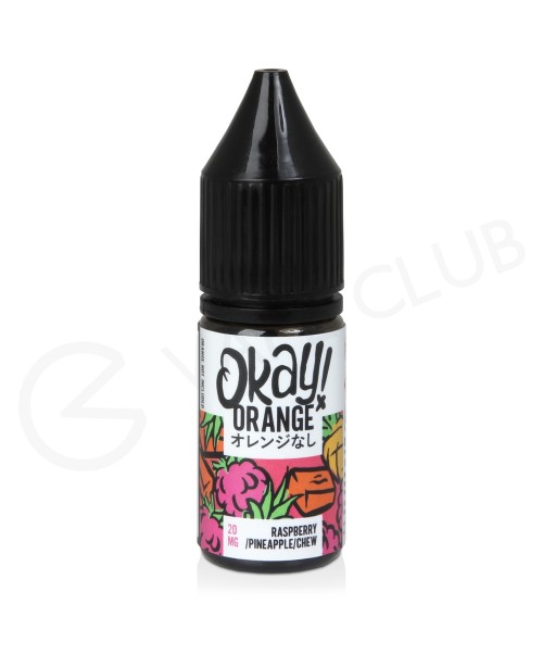 Raspberry Pineapple Chew Nic Salt E-Liquid by Okay...