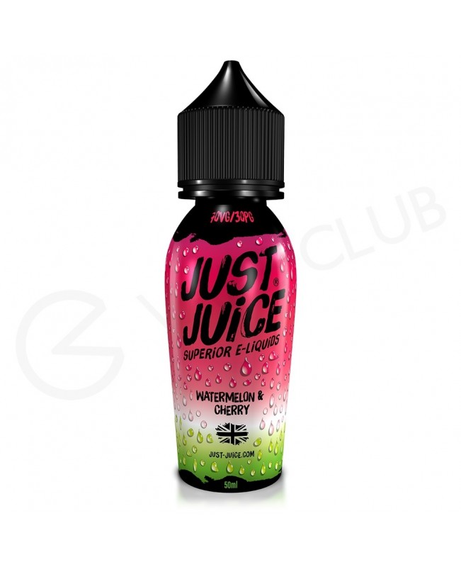 Watermelon & Cherry Shortfill E-Liquid by Just Juice 50ml