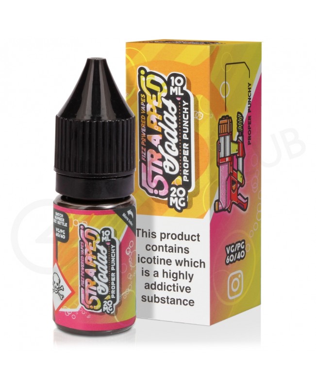 Proper Punchy Nic Salt E-Liquid by Strapped Soda