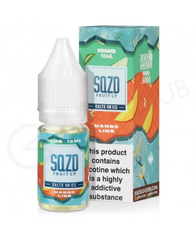 Mango Lime On Ice Nic Salt E-Liquid by SQZD