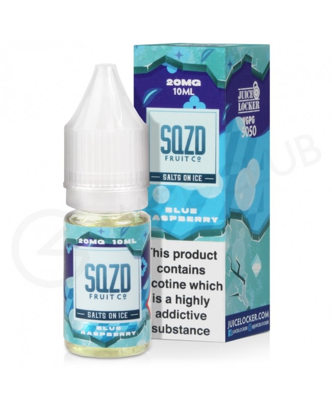 Blue Raspberry On Ice Nic Salt E-Liquid by SQZD