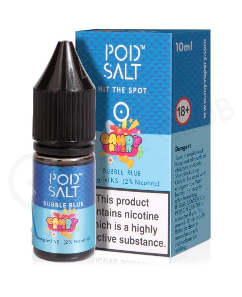 Bubble Blue Nic Salt E-Liquid by Pod Salt & Ca...