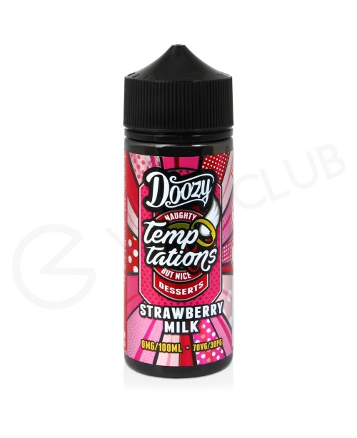 Strawberry Milk Shortfill E-Liquid by Doozy Tempta...