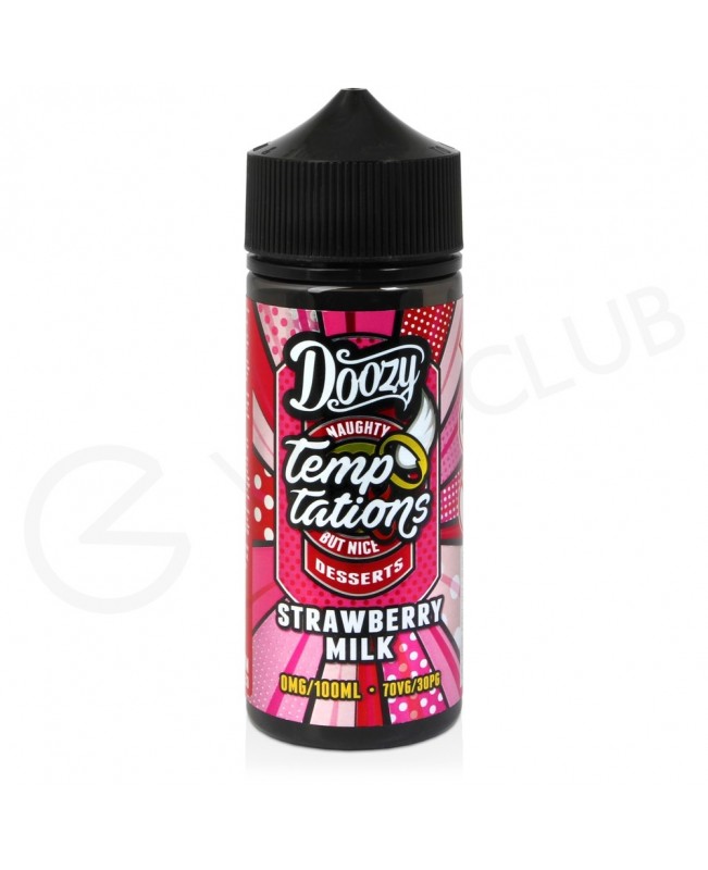 Strawberry Milk Shortfill E-Liquid by Doozy Temptations 100ml