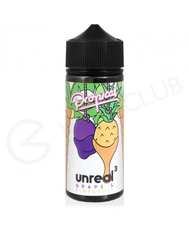 Grape & Pineapple Shortfill E-Liquid by Unreal 3 100ml