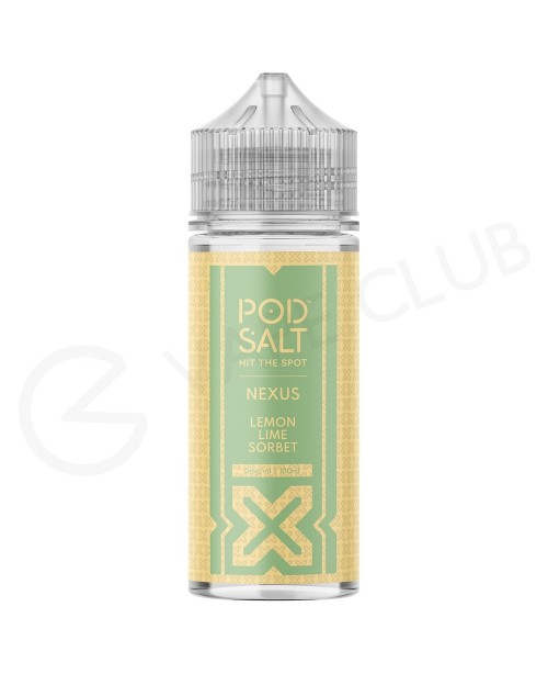 Lemon Lime Sorbet Shortfill E-Liquid by Pod Salt N...