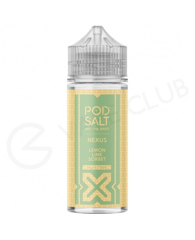 Lemon Lime Sorbet Shortfill E-Liquid by Pod Salt Nexus 100ml