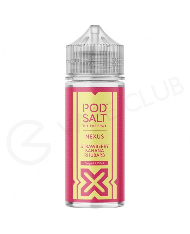 Strawberry Banana Rhubarb Shortfill E-Liquid by Pod Salt Nexus 100ml