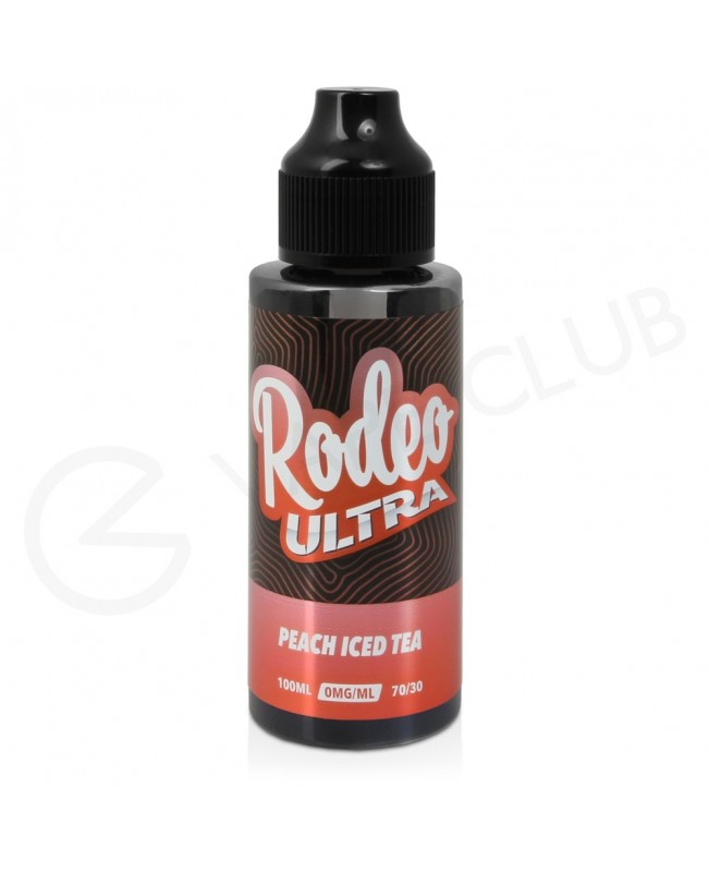 Peach Iced Tea Shortfill E-Liquid by Rodeo Ultra 100ml