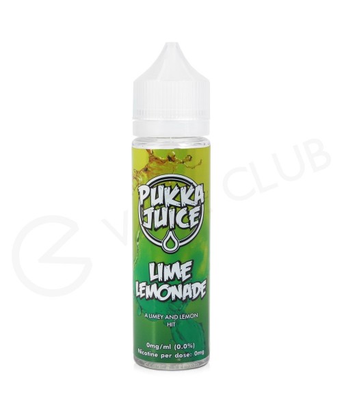 Lime Lemonade Shortfill E-Liquid by Pukka Juice 50...