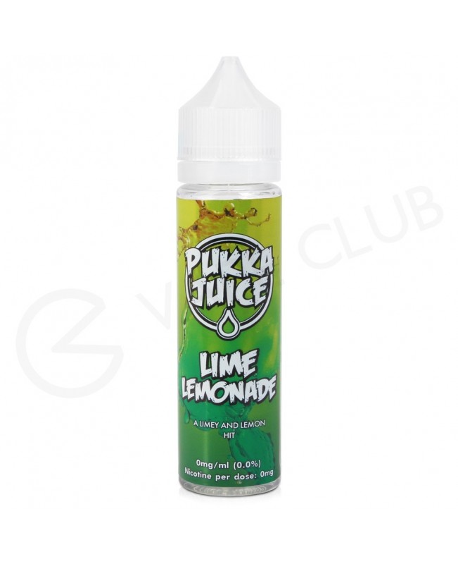 Lime Lemonade Shortfill E-Liquid by Pukka Juice 50ml