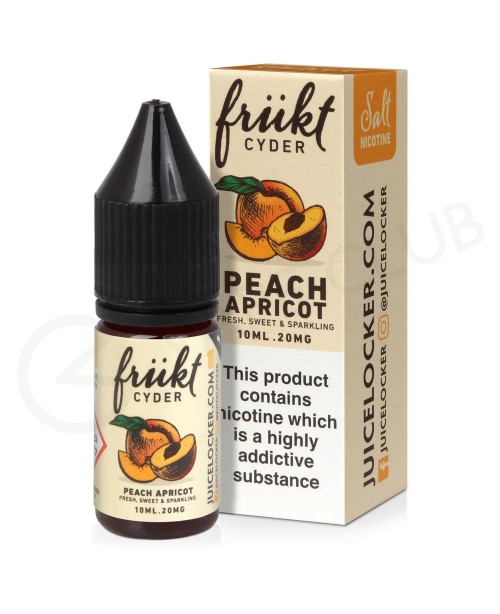 Peach Apricot Nic Salt E-Liquid by Frukt Cyder