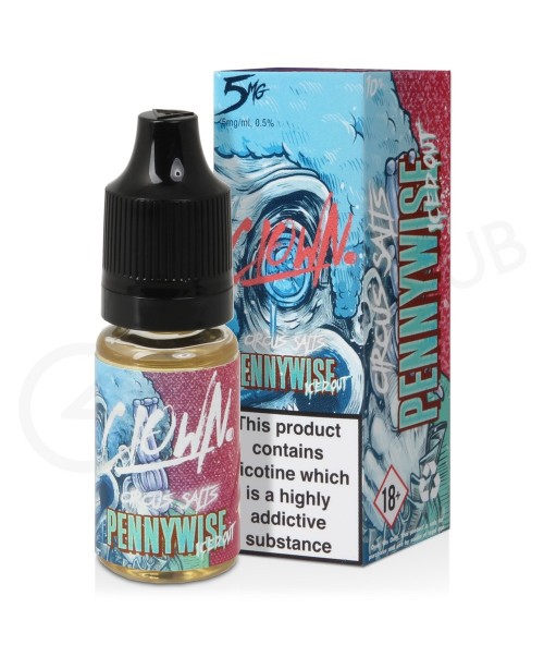 Pennywise Iced Out Nic Salt E-Liquid by Clown