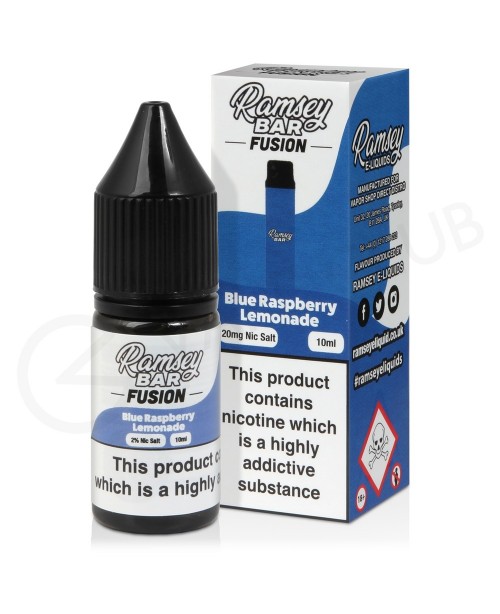 Blue Raspberry Lemonade Nic Salt E-Liquid by Ramse...