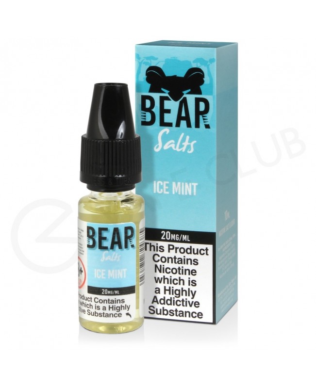 Ice Mint Nic Salt E-Liquid by Bear Salts