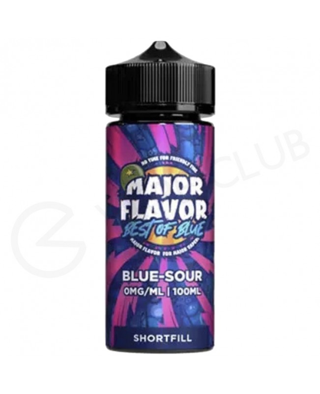 Blue Sour Shortfill E-Liquid by Major Flavour Best of Blue