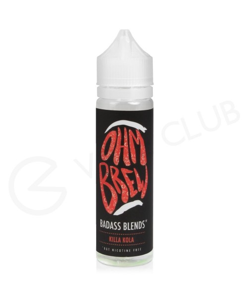 Killa Kola Shortfill E-liquid by Ohm Brew Badass B...