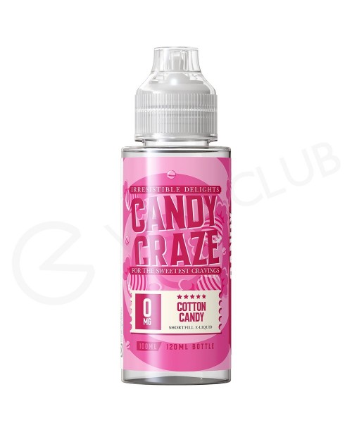 Cotton Candy Shortfill E-Liquid by Candy Craze 100...