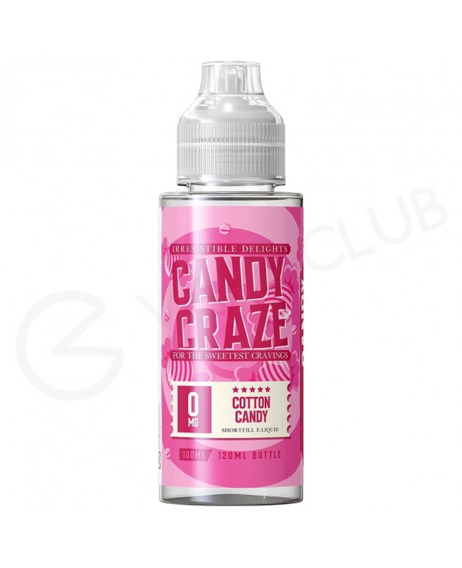 Cotton Candy Shortfill E-Liquid by Candy Craze 100ml