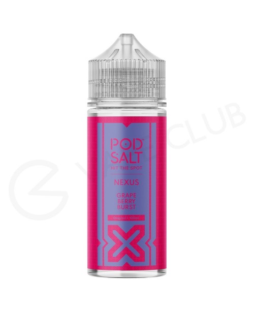 Grape Berry Burst Shortfill E-Liquid by Pod Salt N...