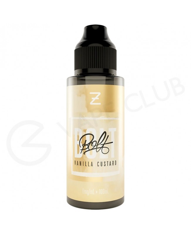 Vanilla Custard Shortfill E-Liquid by Bolt 100ml