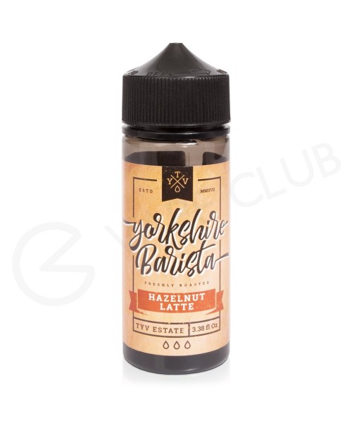 Hazelnut Latte Shortfill E-Liquid by Yorkshire Bar...