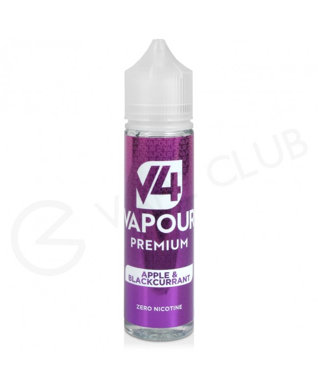 Apple & Blackcurrant Shortfill E-Liquid by V4 Vapour Premium 50ml