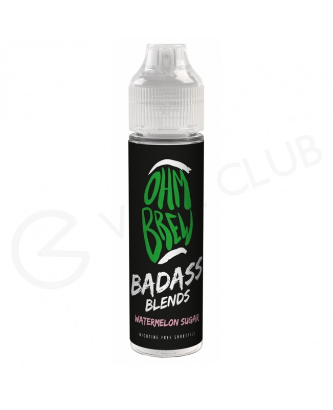 Watermelon Sugar Shortfill E-Liquid by Ohm Brew Badass Blends 50ml