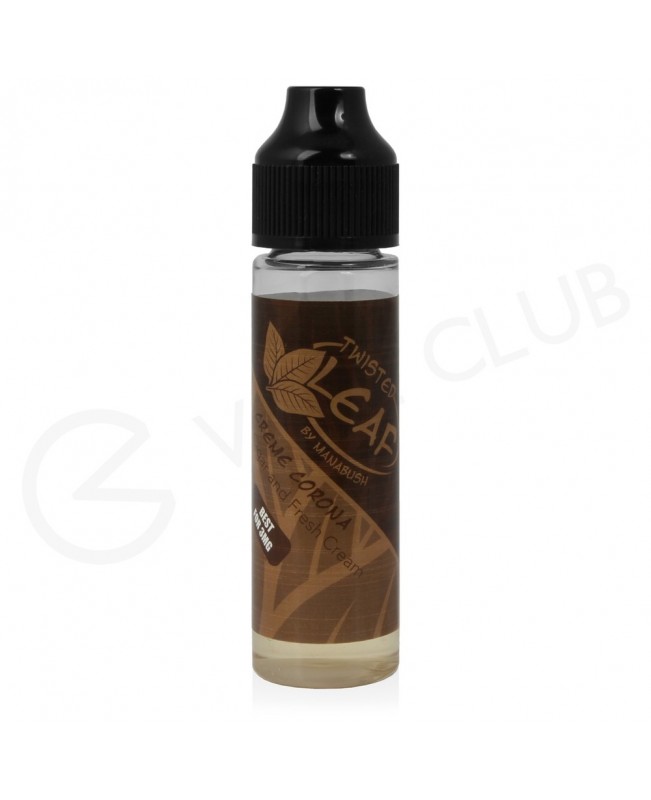 Creme Corona Shortfill E-Liquid by Manabush Twisted Leaf