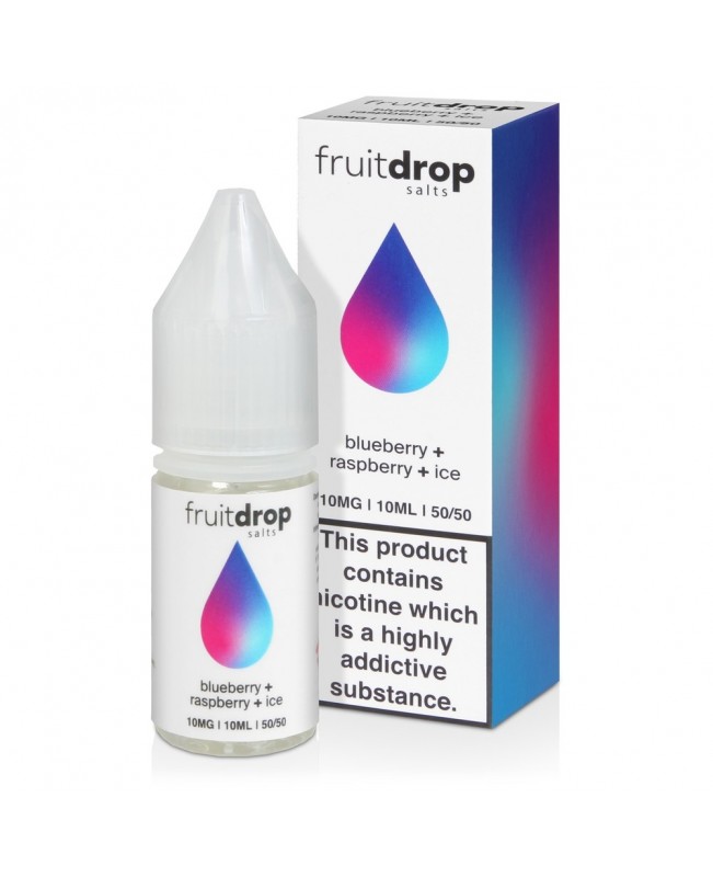 Blueberry & Raspberry Ice Nic Salt E-Liquid by Fruit Drop