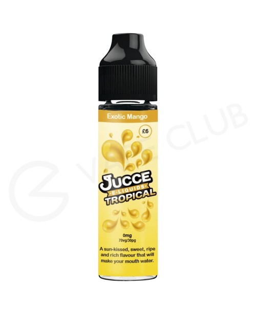 Exotic Mango Shortfill E-Liquid by Jucce Tropical ...