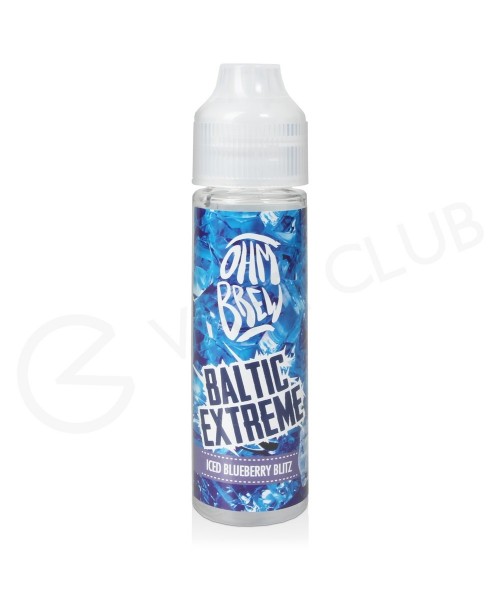 Iced Blueberry Blitz Shortfill E-Liquid by Ohm 50m...