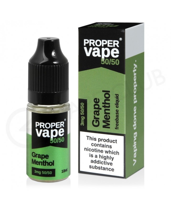 Grape Menthol E-Liquid by Proper Vape