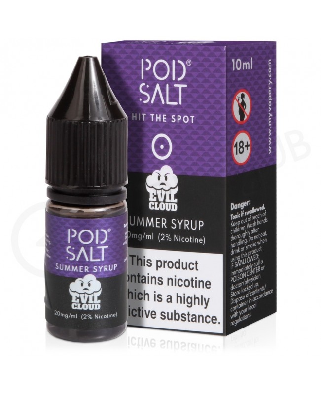 Summer Syrup Nic Salt E-Liquid by Pod Salt & Evil Cloud