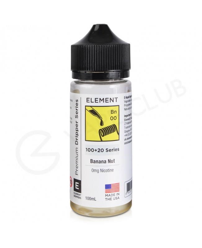 Banana Nut Dripper Shortfill E-Liquid by Element 100ml