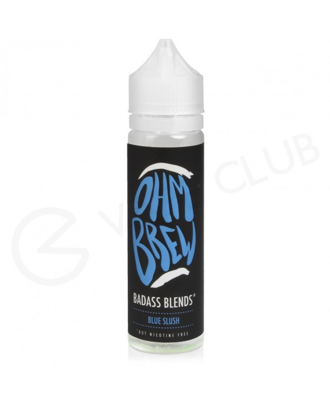 Blue Slush Shortfill E-liquid by Ohm Brew Badass Blends 50ml