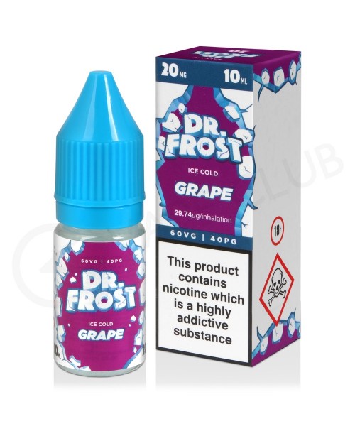 Grape Ice Nic Salt E-Liquid by Dr Frost