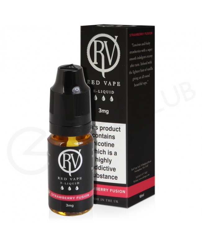 Strawberry Fusion E-Liquid by Red Vape