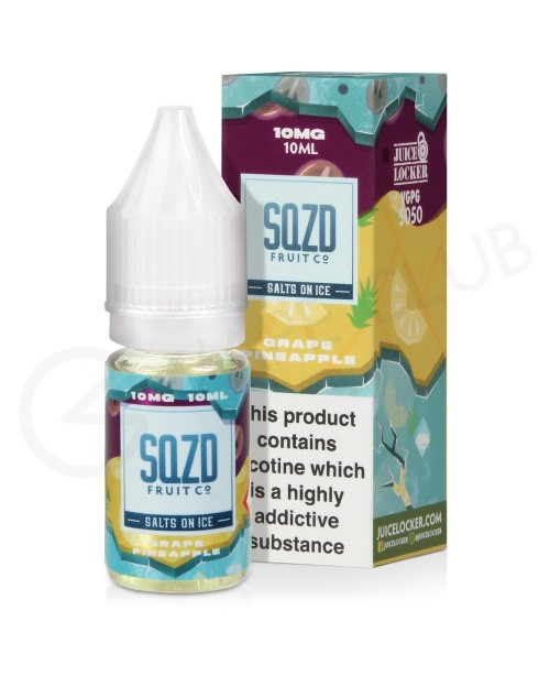 Grape Pineapple On Ice Nic Salt E-Liquid by SQZD