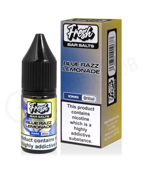 Blue Razz Lemonade Nic Salt E-Liquid by Fresh Bar