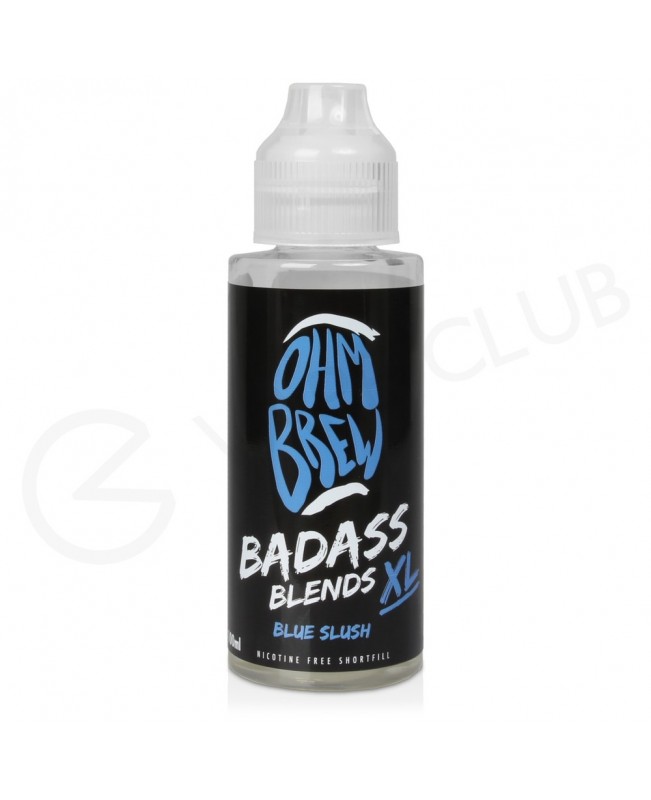 Blue Slush Shortfill E-Liquid by Ohm Brew Badass Blends XL 100ml