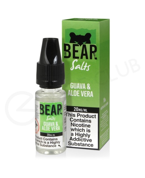 Guava & Aloe Vera Nic Salt E-Liquid by Bear Sa...