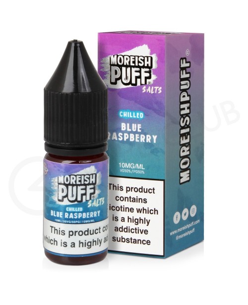 Blue Raspberry Chilled Nic Salt E-Liquid by Moreis...