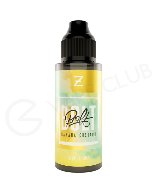 Banana Custard Shortfill E-Liquid by Bolt 100ml