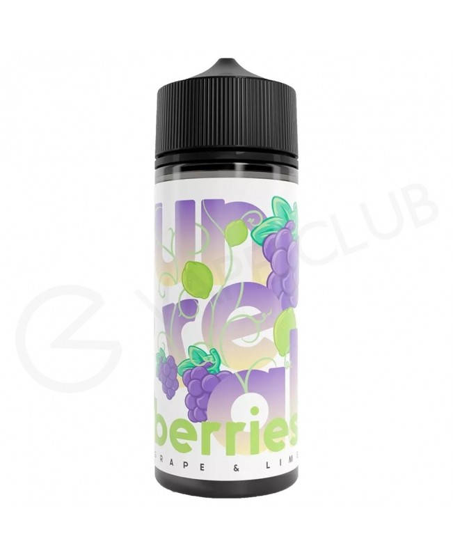 Grape & Lime Shortfill E-Liquid by Unreal Berries 100ml